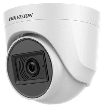 Turbo HD-TVI видеокамера DS-2CE76H0T-ITPFS (2.8мм) 5МП Turbo HD Hikvision с микрофоном 99-00014952 фото