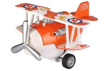 Самолет металлический инерционный Same Toy Aircraft оранжевый со светом и музыкой (SY8012Ut-1) SY8012Ut-1 фото