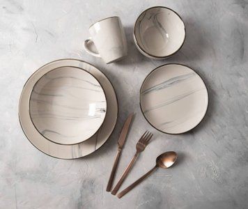 Блюдо Limited Edition MARBLE / 25х13 см /овальне (CG-021-6) CG-021-6 фото