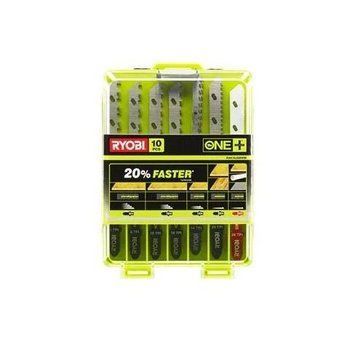Полотно пилочное для электролобзика Ryobi RAK10JSBWM, по дереву и металлу, набор 10шт 5132002811 фото