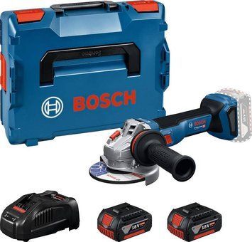 Шлифмашина угловая аккумуляторная Bosch GWS 18V-11 125мм 18В 2x5А&middot;час 0-9000об&middot;мин 1.7кг кейс ЗП GAL1880CV 0.601.9N4.103 фото