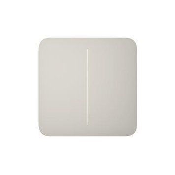 Кнопка для двоклавішного вимикача Ajax SoloButton 2-gang for LightSwitch, Jeweler, oyster (000029844) 000029844 фото