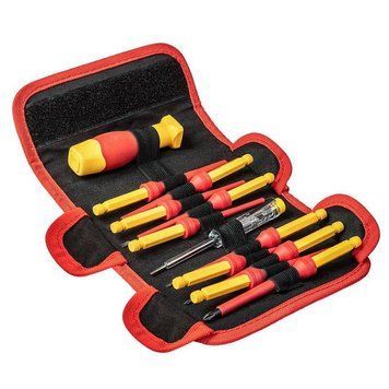 Набор насадок Neo Tools с держателем+тестер 1000V, 12 шт. 01-308 фото