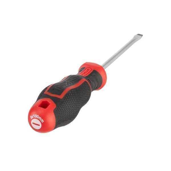 Отвертка SL5.0*100 мм, S2, STORM INTERTOOL VT-3406 VT-3406 фото