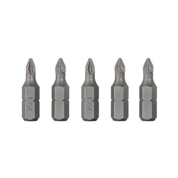 Комплект отверточных насадок PZ1 1/4"*25мм, ACR, S2, уп. 5ед., STORM INTERTOOL VT-0208 VT-0208 фото