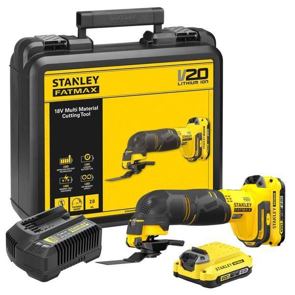 Багатофункціональний інструмент акумуляторний STANLEY FATMAX SFMCE500D2K SFMCE500D2K фото