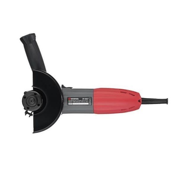 Шлифмашина угловая 860 Вт, 11000 об/мин, диаметр круга 125 мм. INTERTOOL DT-0267 DT-0267 фото