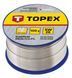 Topex 44E512 Припiй олов'яний 60%Sn, проволока 0.7 мм,100 г 44E512 фото 1