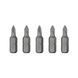 Комплект отверточных насадок PZ1 1/4"*25мм, ACR, S2, уп. 5ед., STORM INTERTOOL VT-0208 VT-0208 фото 3