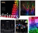 Гирлянда Smart LED Twinkly Strings RGB 250, Gen II, IP44, длина 20м, черный кабель TWS250STP-BEU фото
