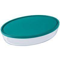 Форма с/к PYREX форма з кришк.скл. овал. 35х24х6см (3л) (346P002/7645) 346P002/7645 фото