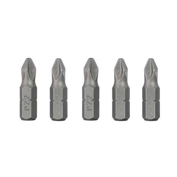 Комплект насадок викруткових PZ2 1/4 "* 25мм, ACR, S2, уп. 5од., STORM INTERTOOL VT-0209 VT-0209 фото