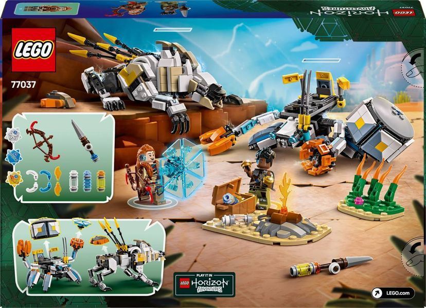 Конструктор LEGO Horizon Adventures Алой і Варл проти Краболаз і Пилозуба 768 елементів (77037) 77037 фото