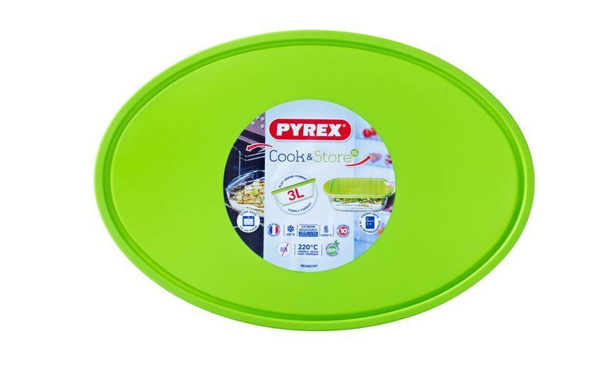 Форма с/к PYREX форма з кришк.скл. овал. 35х24х6см (3л) (346P002/7645) 346P002/7645 фото