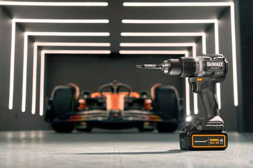 Дриль-шурупокрут ударний McLaren F1 TEAM LIMITED EDITION DeWALT DCD85MM2T DCD85MM2T фото