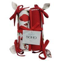 Кухонний текстиль SOHO Наб. руш. 40*60см бавовна 100% Birds 2шт. BS 88005D фото