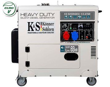 Дизельний генератор Konner&Sohnen KS 9200HDES-1/3 ATSR (EURO V) KS 9200HDES-1 / 3 ATSR фото