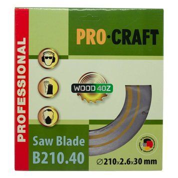 Пильный диск Procraft B210.40 40T (по дереву) PC-021040 фото