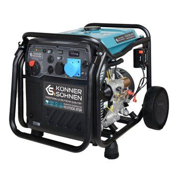 Генератор инверторный бензиновый Konner&Sohnen KS 8100iE ATSR, 230В, 8.5кВт, АВР(ATS), электростартер, 68кг KS8100IEATSR фото