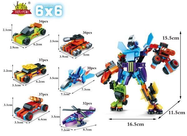 Конструктор Mini Blocks Робот-трансформер CJ-2224433 фото