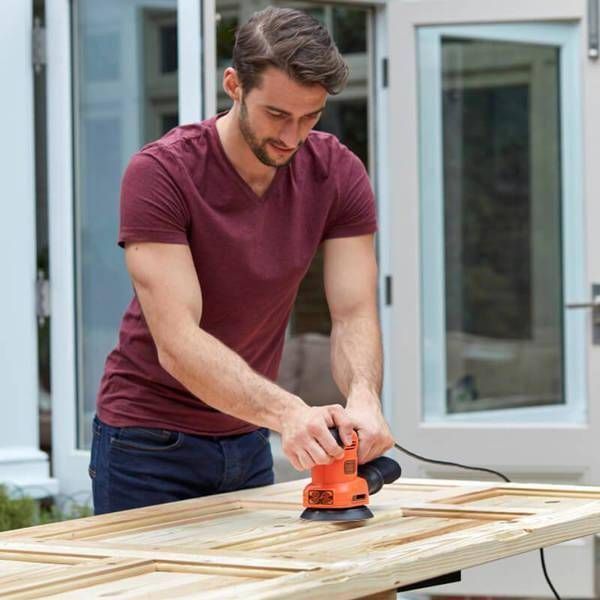 Вібраційна шліфмашина Black&Decker BEW200 200 Вт, 8000-13000 хід/хв BEW200 фото