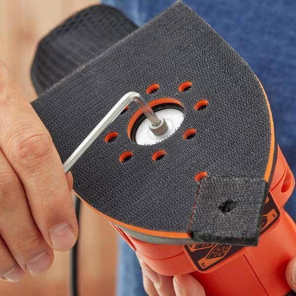 Вібраційна шліфмашина Black&Decker BEW200 200 Вт, 8000-13000 хід/хв BEW200 фото