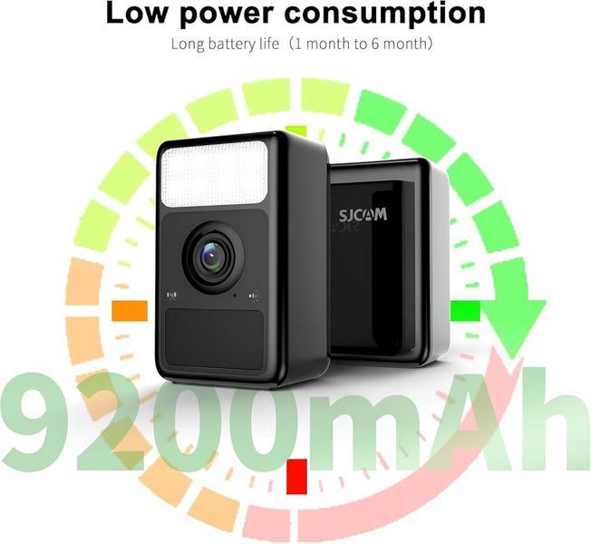 IP відеокамера SJCAM S1, JPG, 4M, 2.4GHz, LED + infrared, MP4 S1 home camera фото