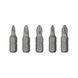 Комплект викруткових насадок PH1, PH2, PZ1, PZ2 1/4" * 25мм уп. 5од., S2, STORM INTERTOOL VT-0210 VT-0210 фото 3