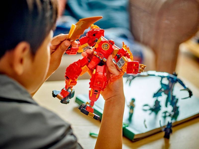 Конструктор LEGO NINJAGO Робот огненной стихии Кая 322 деталей (71808) 71808 фото