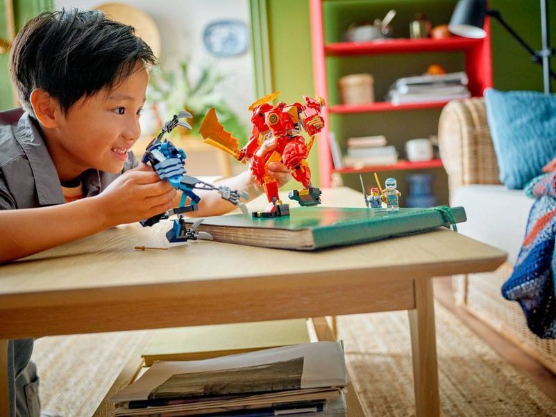 Конструктор LEGO NINJAGO Робот огненной стихии Кая 322 деталей (71808) 71808 фото
