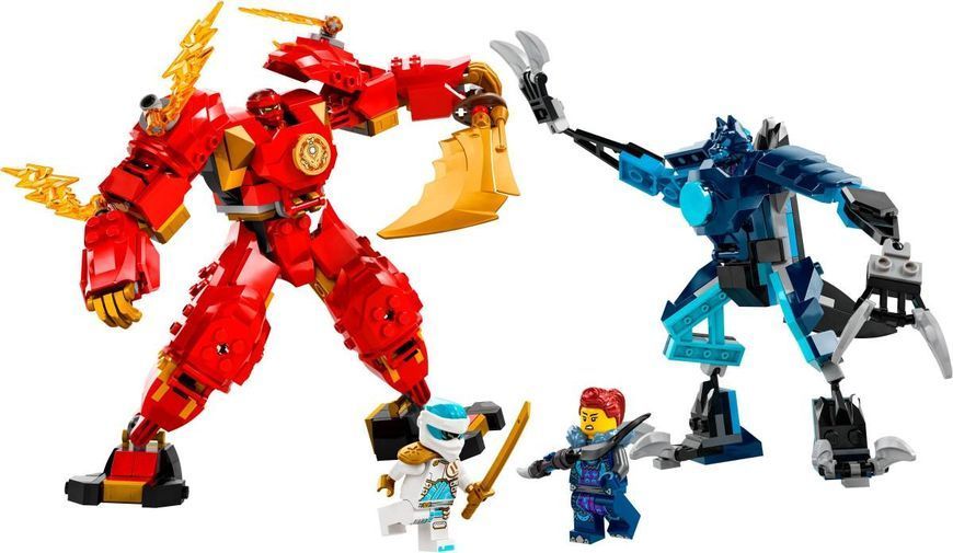 Конструктор LEGO NINJAGO Робот огненной стихии Кая 322 деталей (71808) 71808 фото