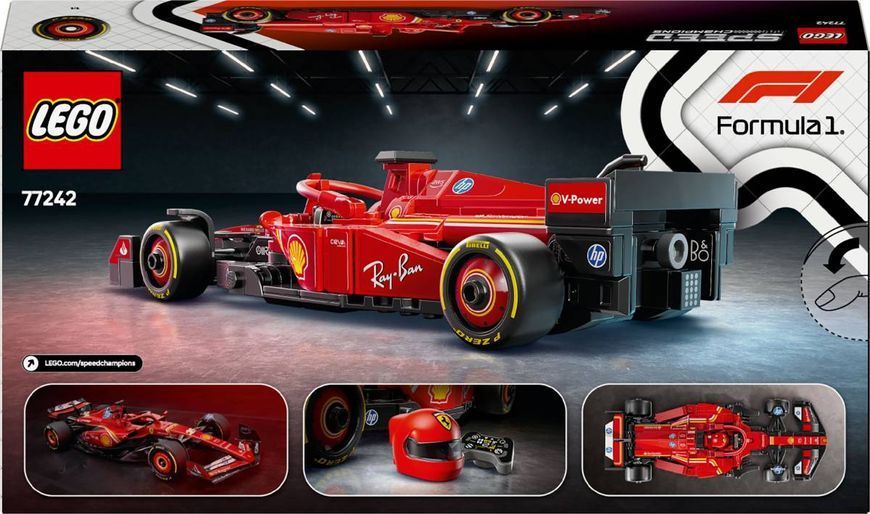 Конструктор LEGO Speed Champions Автомобіль для перегонів F1 Ferrari SF-24 275 деталей (77242) 77242 фото