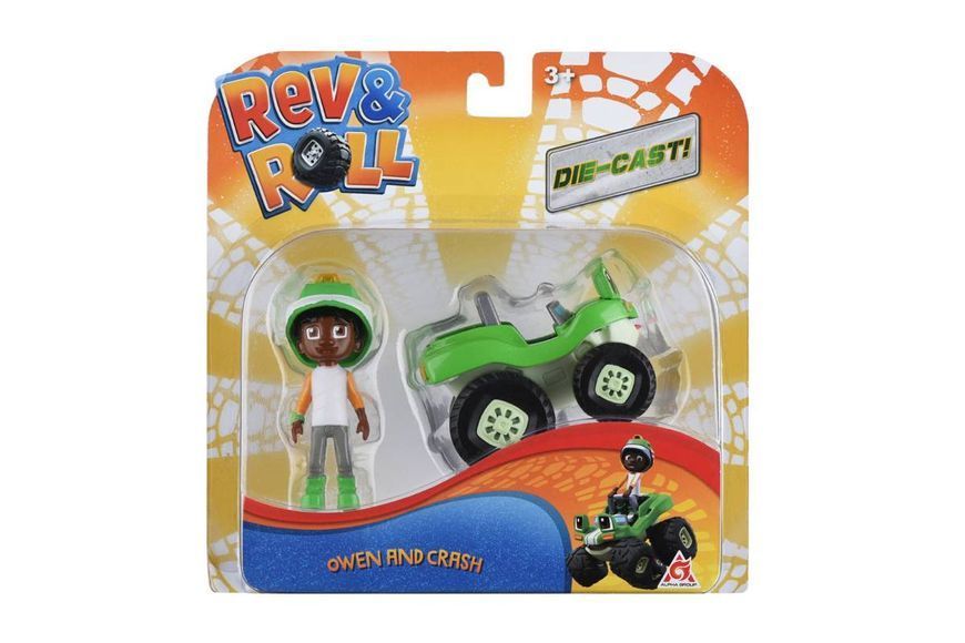 Rev&Roll Ігровий набір DieCast - Овен та Краш EU881041 фото