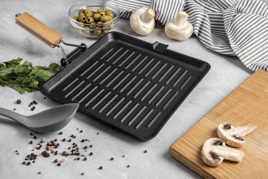 Сковорідка RINGEL Essen Сковорідка-гриль 28 см б/кришки (RG-2308-28*28) RG-2308-28*28 фото