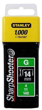 Скоби Stanley A 14 мм 1000 шт. (1-TRA209T) 1-TRA209T фото