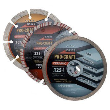 Набір алмазних дисків Procraft DS3.125 125 мм 22.23 PC-DS3125 фото