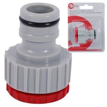 Адаптер универсальный для коннектора 3/4" с внутренней резьбой 3/4" и 1" INTERTOOL GE-1012 GE-1012 фото