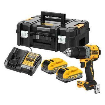 Дриль-шуруповерт акумуляторний безщітковий ударний DeWALT DCD805S2T DCD805S2T фото