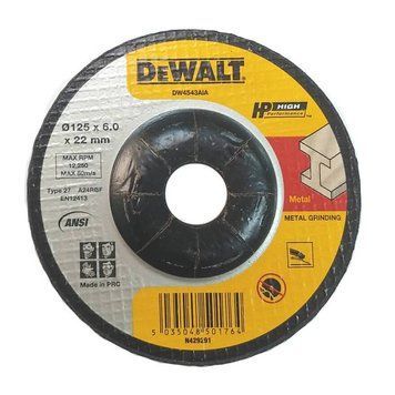 Круг шліфувальний HIGH PERFORMANCE DeWALT DW4543AIA DW4543AIA фото
