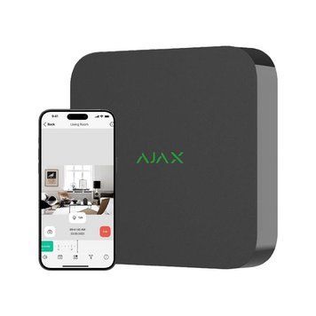 Сетевой видеорегистратор Ajax NVR, 16 каналов, черный 34517 фото