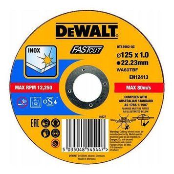 Отрезной круг по металлу DeWalt DT43902 (125х1.0х22.23мм) DT43902 фото