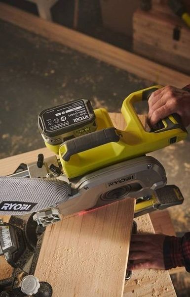 Пила торцювальна акумуляторна Ryobi ONE+ R18MS216-0 18В (без АКБ та ЗП), (5133003597) 5133003597 фото