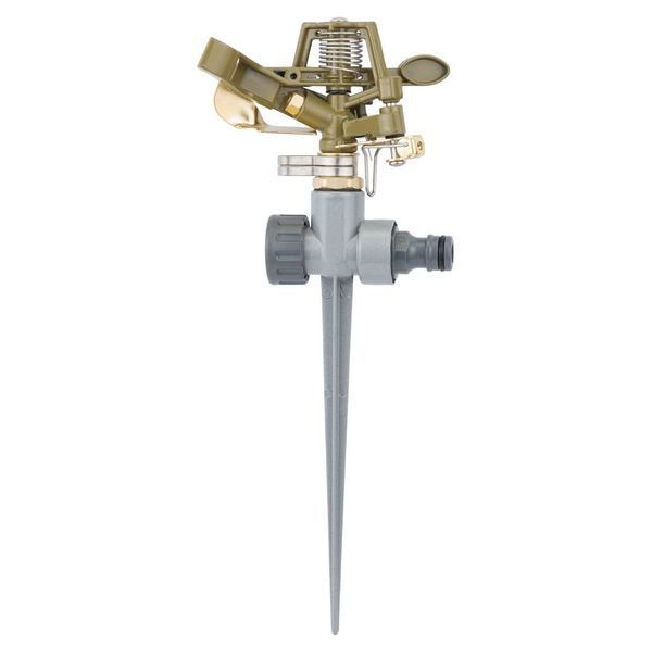 Дождеватель импульсный на металлическом колочке (BRASS+AL) FLORA (5013224) SG-5013224 фото