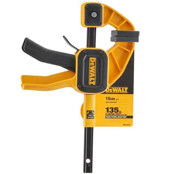 Струбцина L триггерна з максимальним зусиллям стиснення 135 кг DeWALT DWHT0-83192 DWHT0-83192 фото
