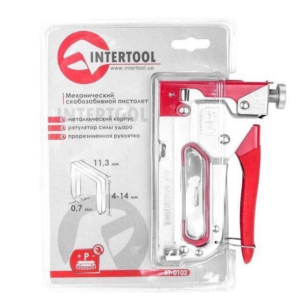 Степлер Intertool скоба 4-14 мм RT-0102 (RT-0102) RT-0102 фото