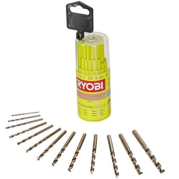 Набір свердел для металу Ryobi RAK13HSS 13шт 5132004523 фото