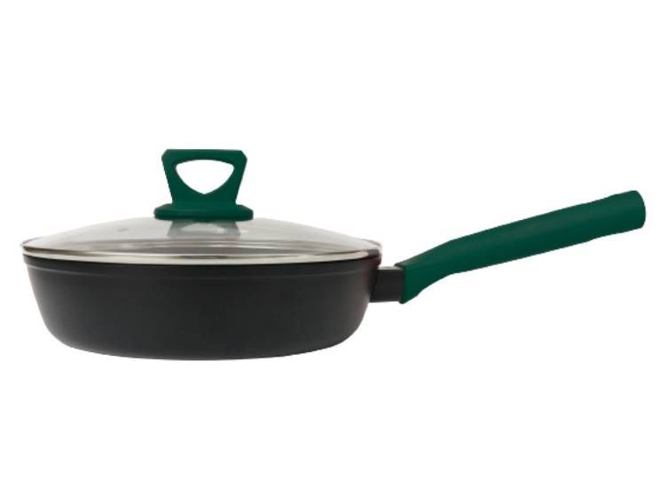 Сковорідка RINGEL Herbal глибока 22 см з/кришкою (RG-1101-22/h/L) RG-1101-22/h/L фото