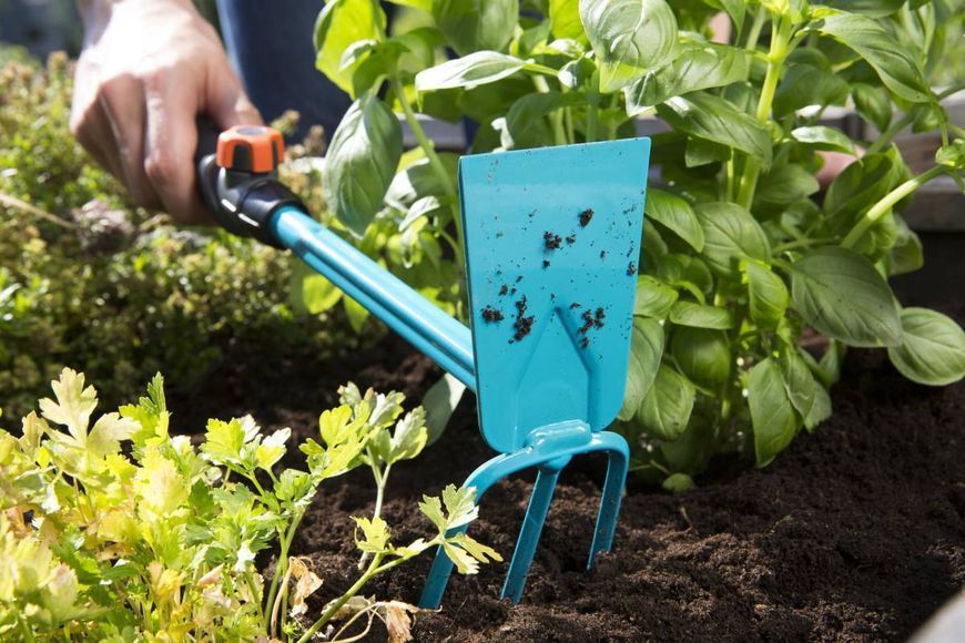 Сапка ручна Gardena Combisystem, 6,5 см, 3 зубця (08915-20.000.00) 08915-20.000.00 фото